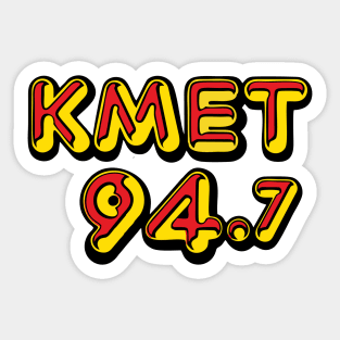 KMET Radio 94.7 Sticker